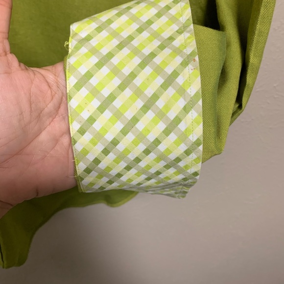 Robert Graham men’s green button front shirt - Picture 5 of 5